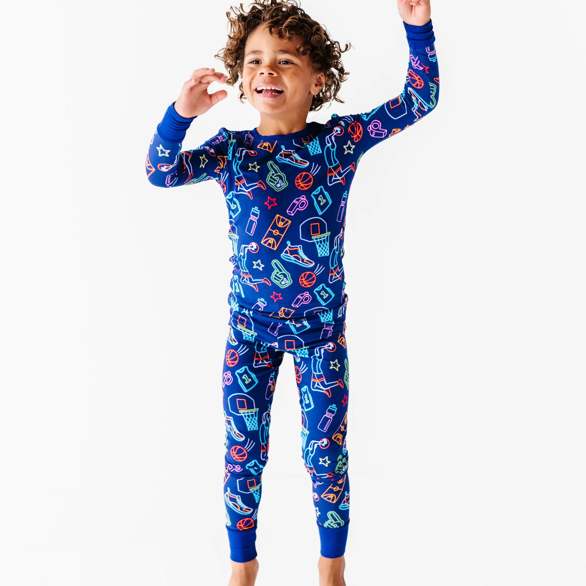 Nothin' But Neon Toddler/Big Kid Pajamas