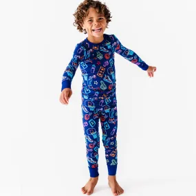 Nothin' But Neon Toddler/Big Kid Pajamas