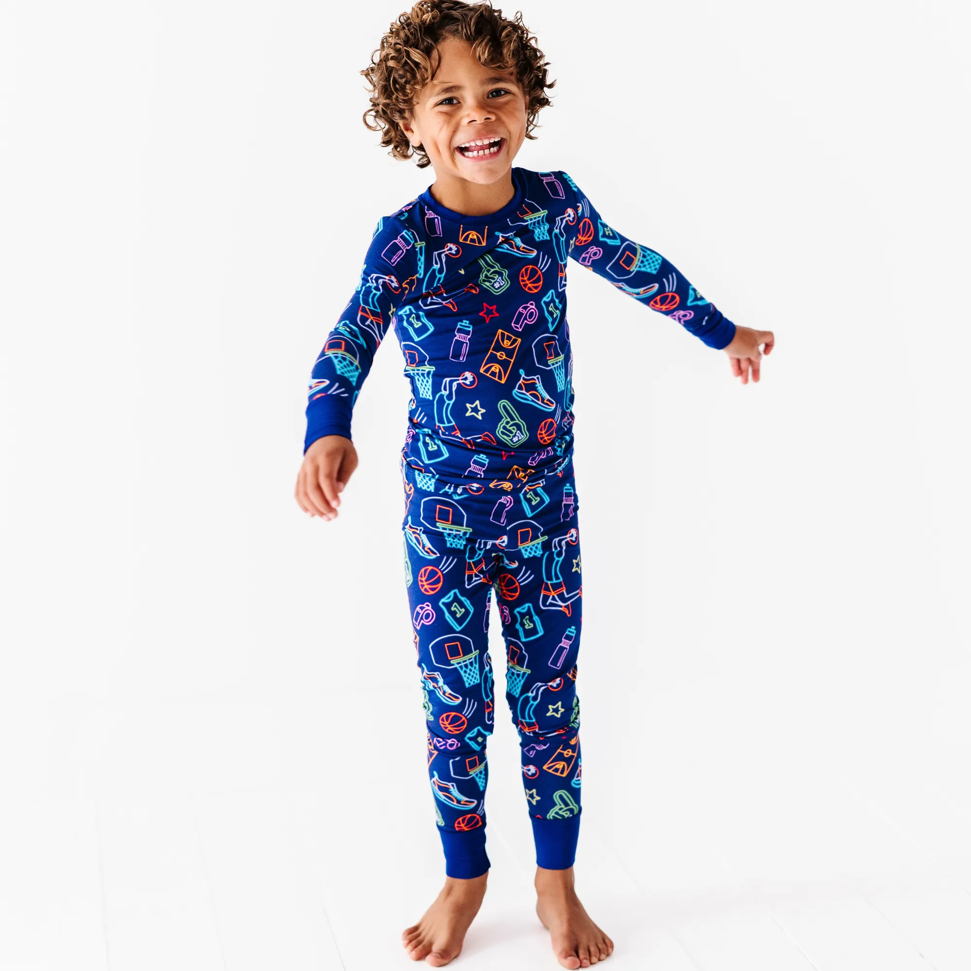 Nothin' But Neon Toddler/Big Kid Pajamas