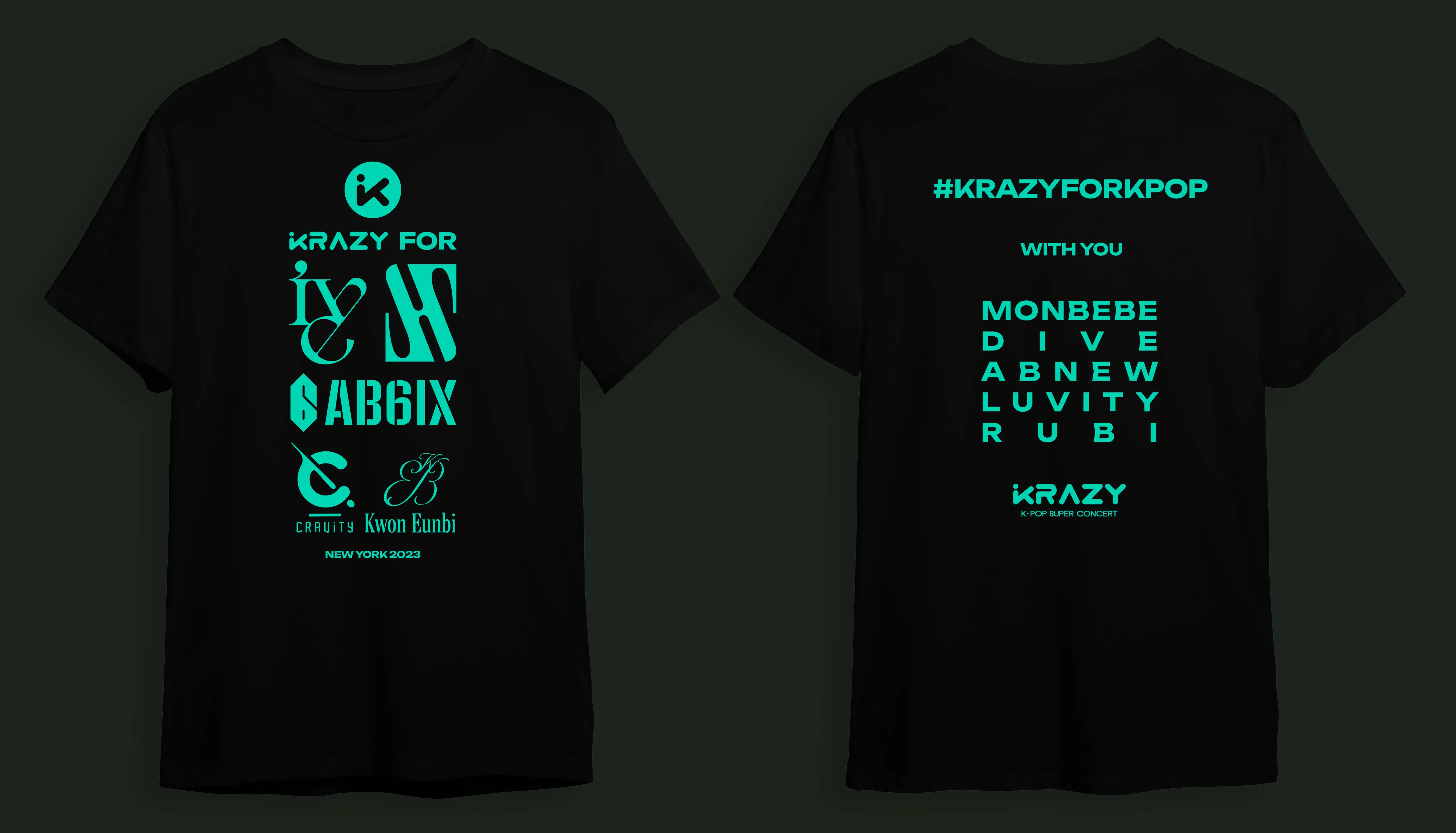 [PRE-ORDER] Krazy Super Concert Official Group T-shirt (Pickup on 8/26 at Venue)