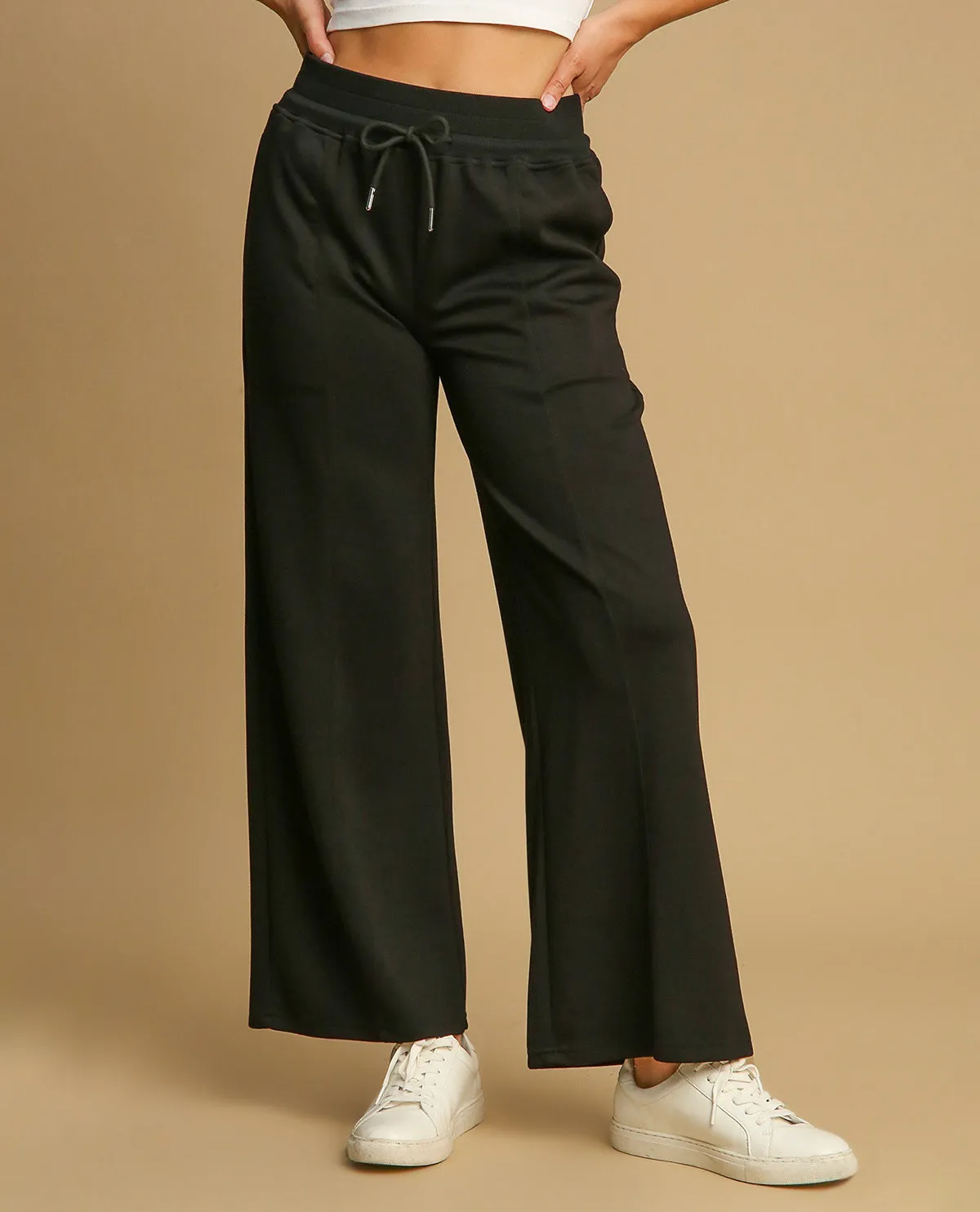 Relaxed Wide Leg Pant