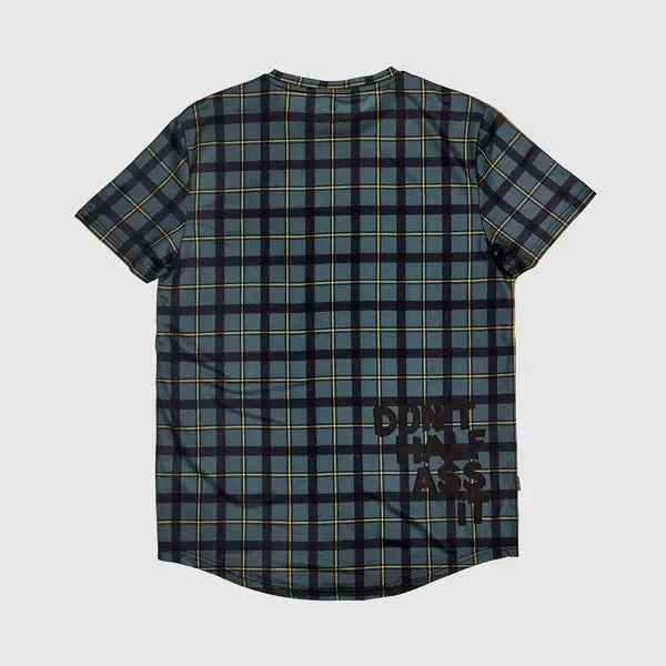 Saysky | Checker Combat T-Shirt | Heren | Grey