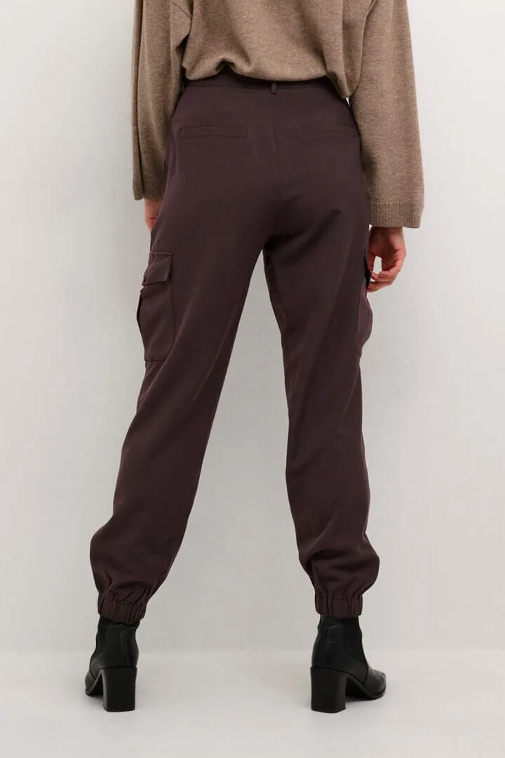 SIDE POCKET BROWN JOGGER PANT