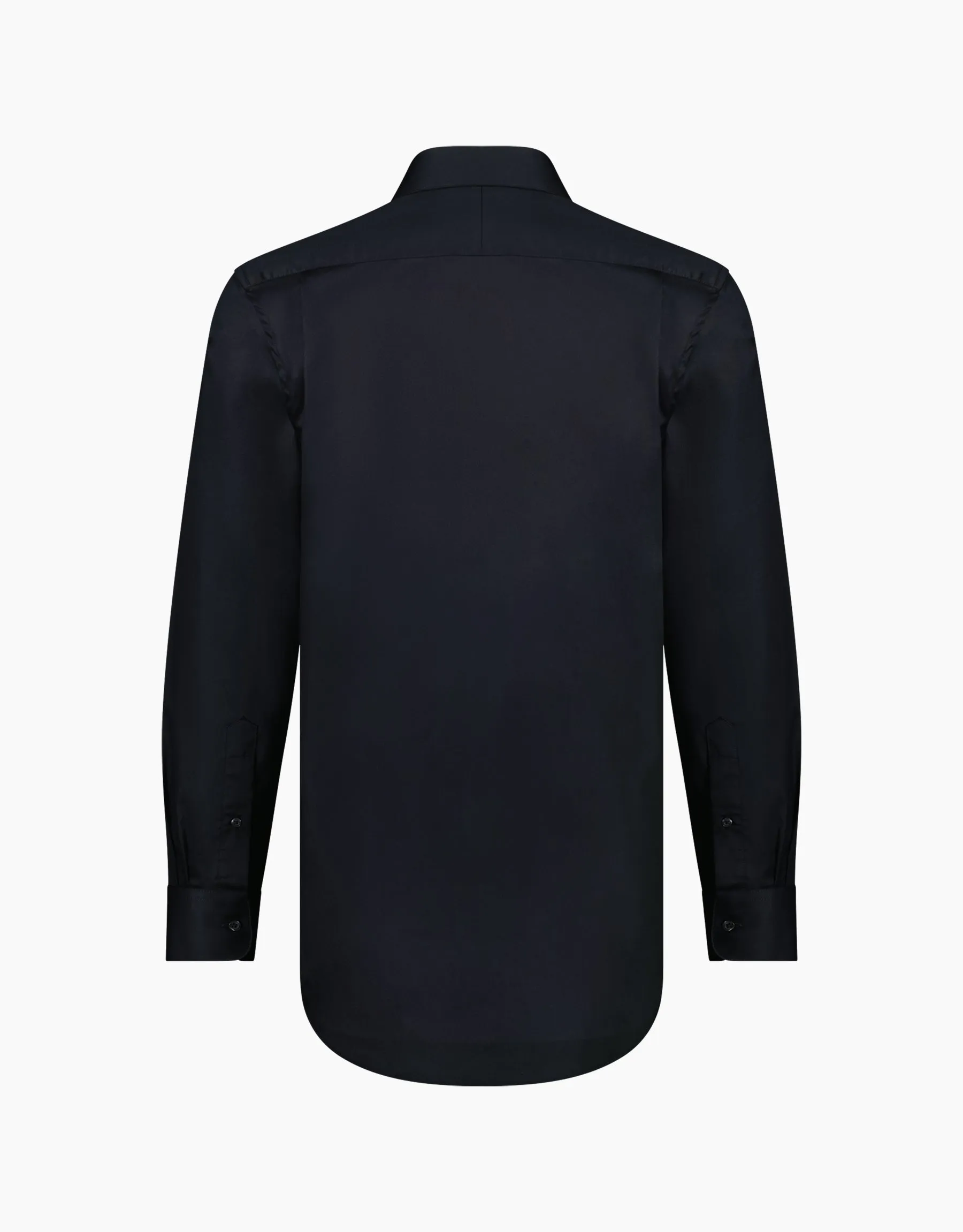 Sinatra Black Twill Business Shirt