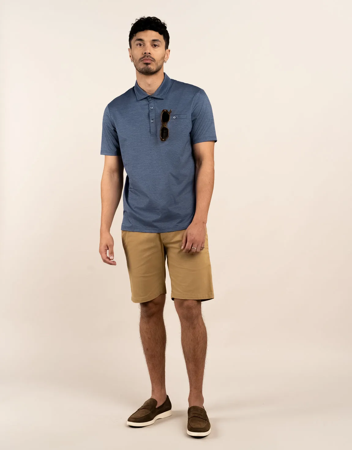 Sumner Brown Textured Shorts