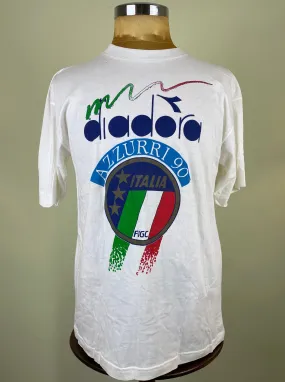 T-Shirt | 1990 | Italia | Azzurri 90 | Diadora Official T-Shirt