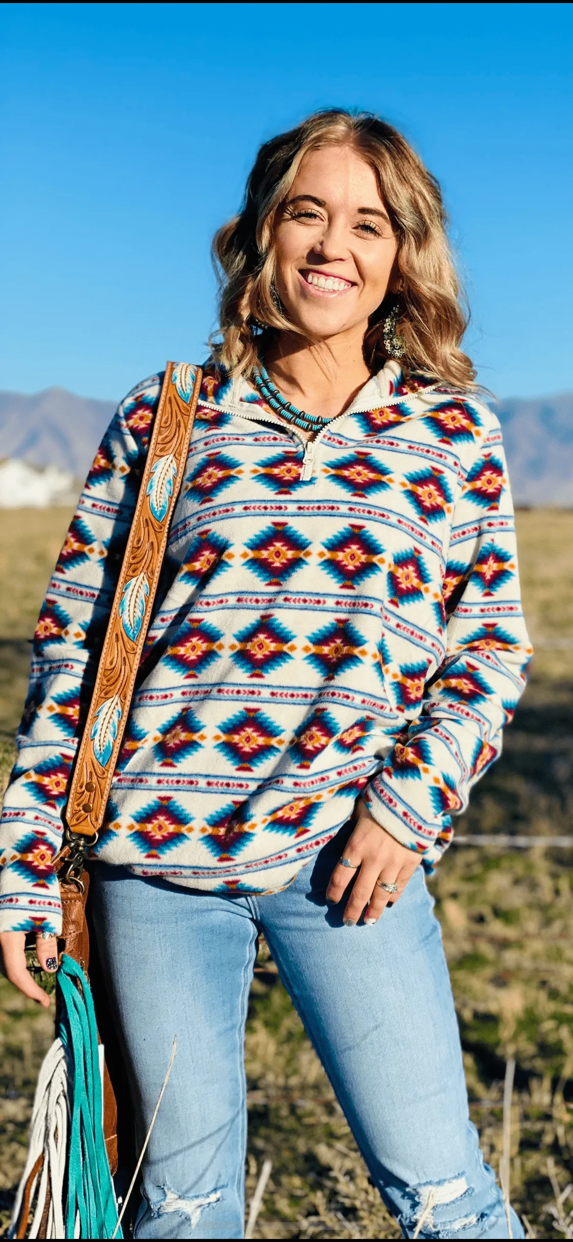 The Buttes Aztec Pullover