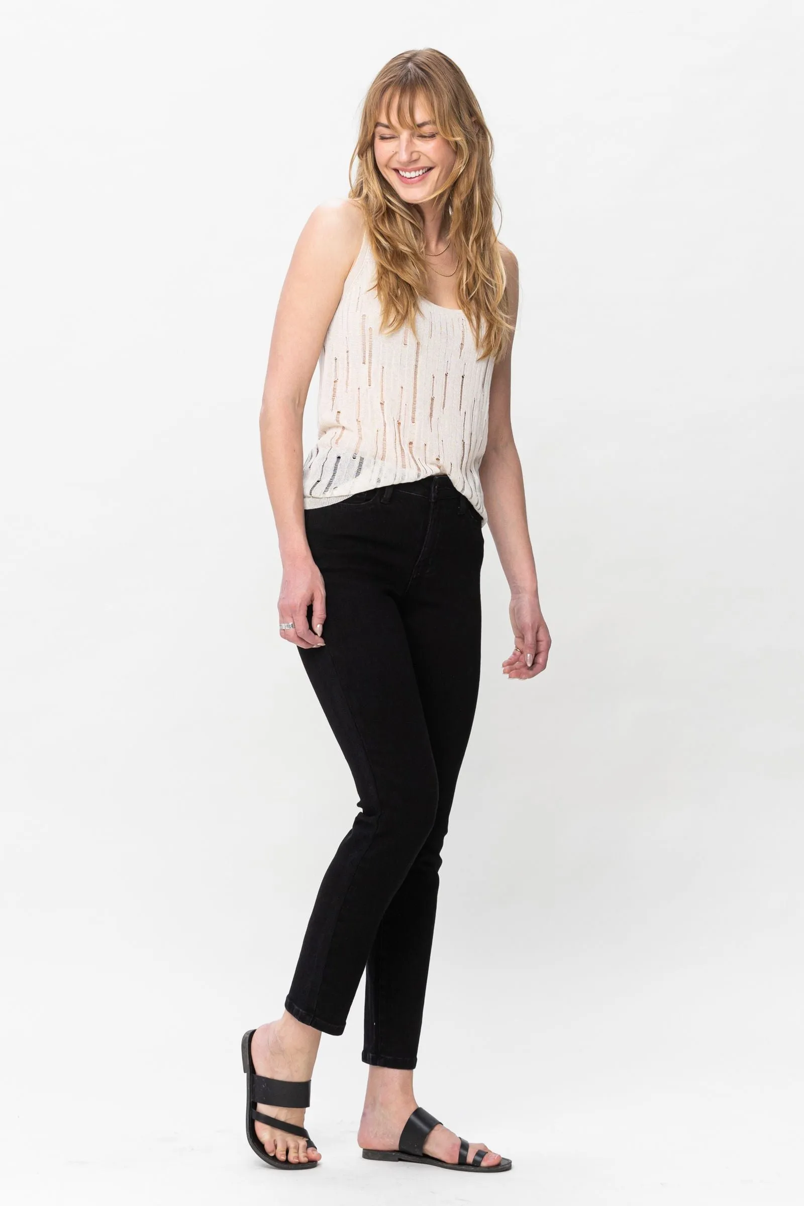 'The Only Way' Mid Rise Jeans