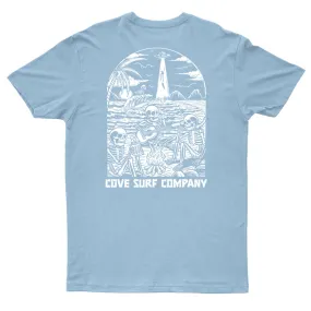 UFO Party Tee - Dusty Blue