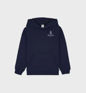 Vendome Kids Hoodie - Navy/White