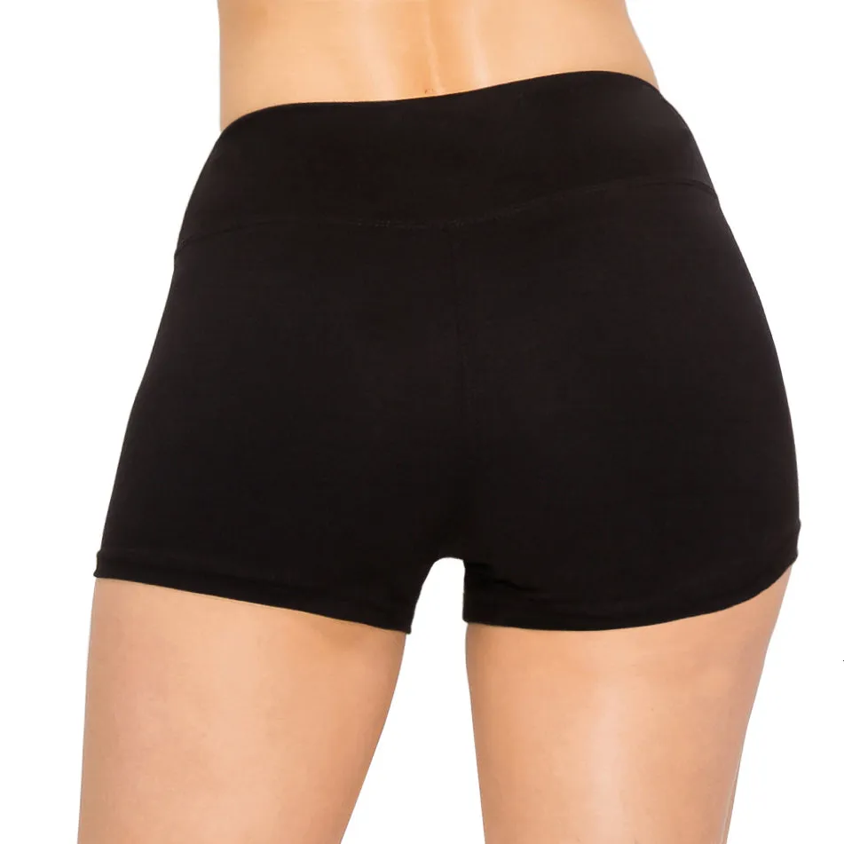 Workout Yoga Shorts - 3 Inch Waistband - Solid Colors *AMAZON BESTSELLER*