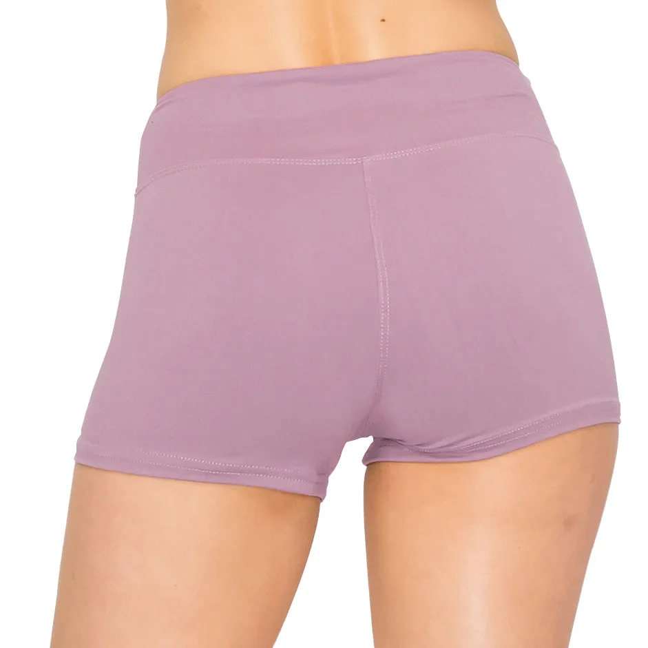 Workout Yoga Shorts - 3 Inch Waistband - Solid Colors *AMAZON BESTSELLER*