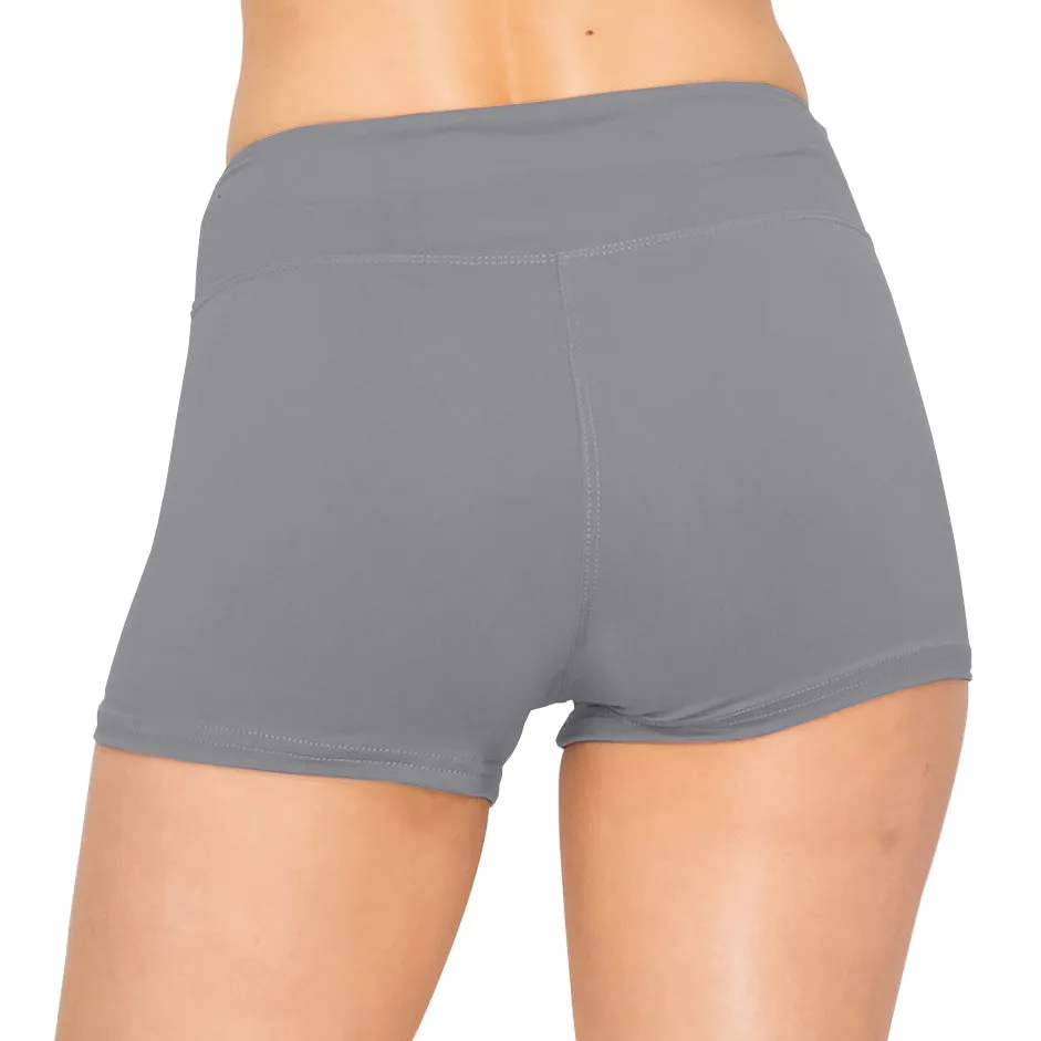 Workout Yoga Shorts - 3 Inch Waistband - Solid Colors *AMAZON BESTSELLER*