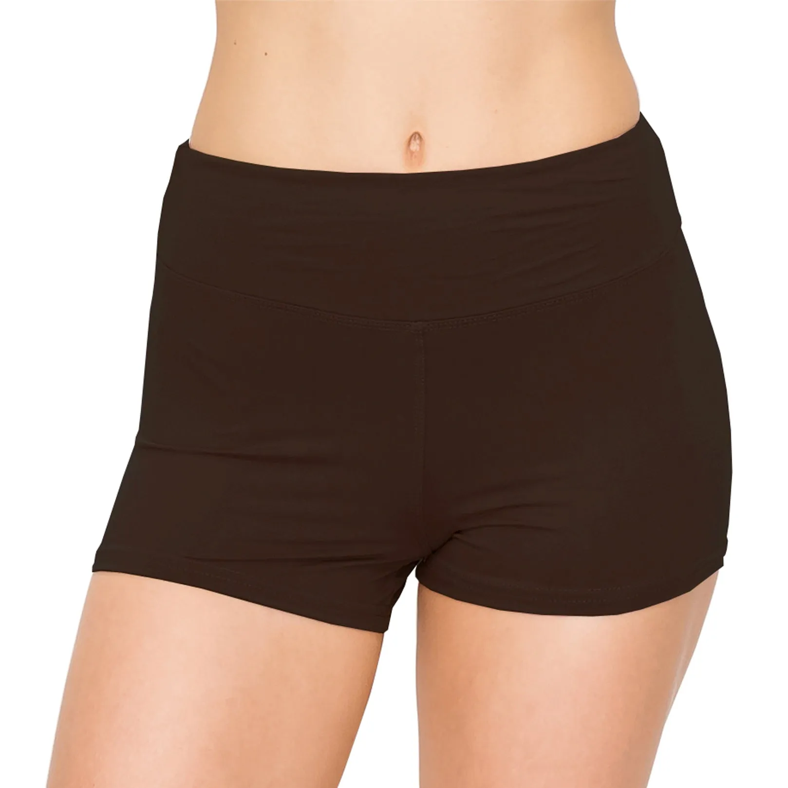 Workout Yoga Shorts - 3 Inch Waistband - Solid Colors *AMAZON BESTSELLER*