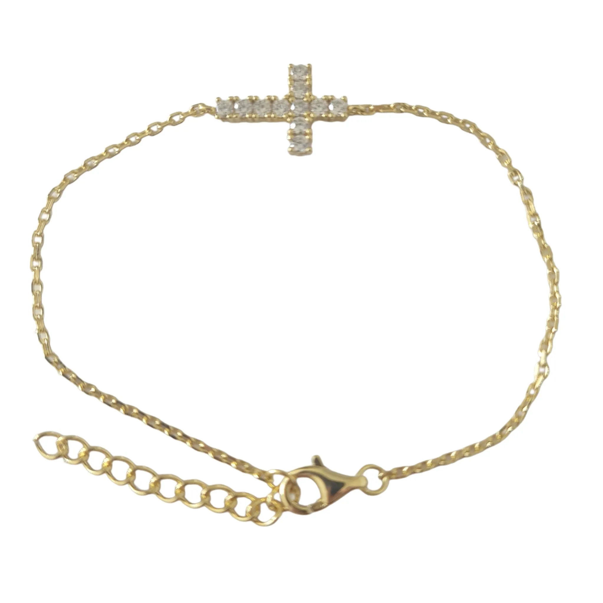 Zara Cross Necklace Gold large