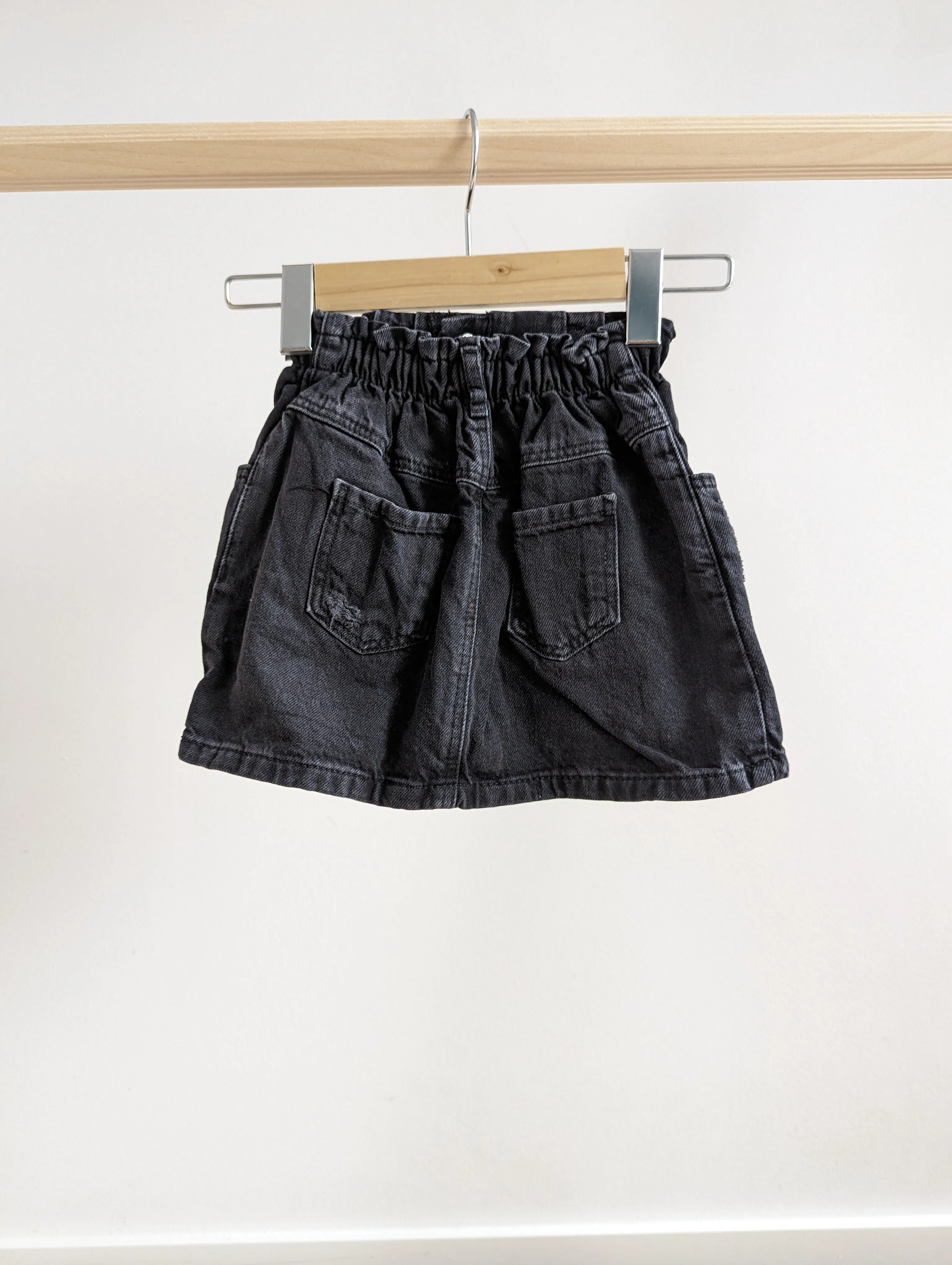 Zara Paperbag Denim Skirt (3-4T)