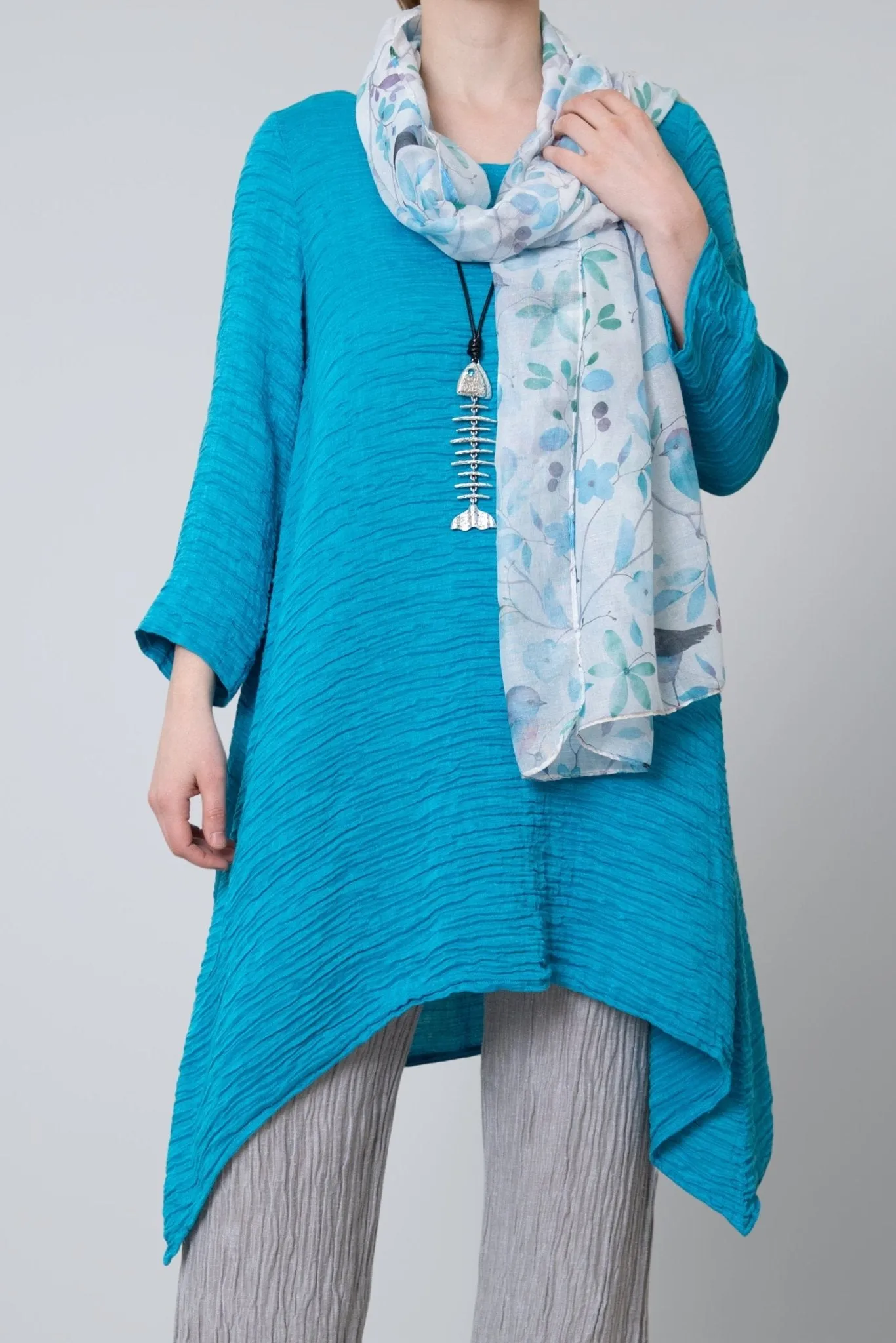 Zara Silk/Linen Tunic