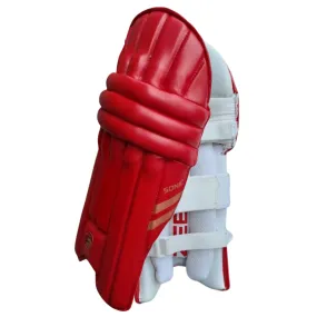 Zee Sports Batting Pads, Model Sonic Range Junior, XXS, Red